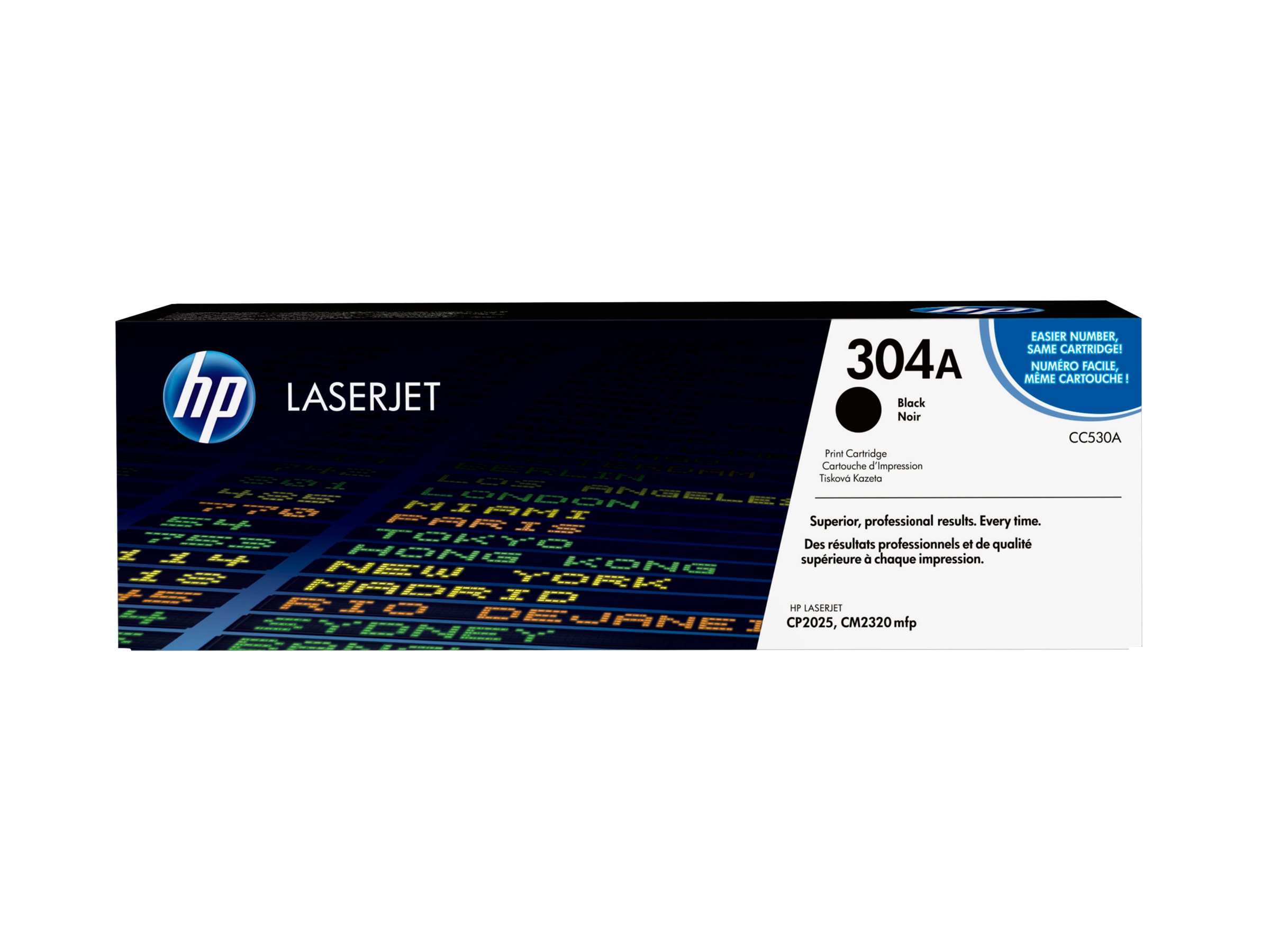 HP COLOR LASERJET CC530A BLACK
