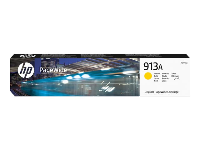 Image of HP 913A - yellow - original - PageWide - ink cartridge