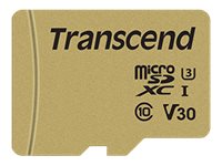 Transcend 500S - flash-minneskort - 64 GB - microSDXC