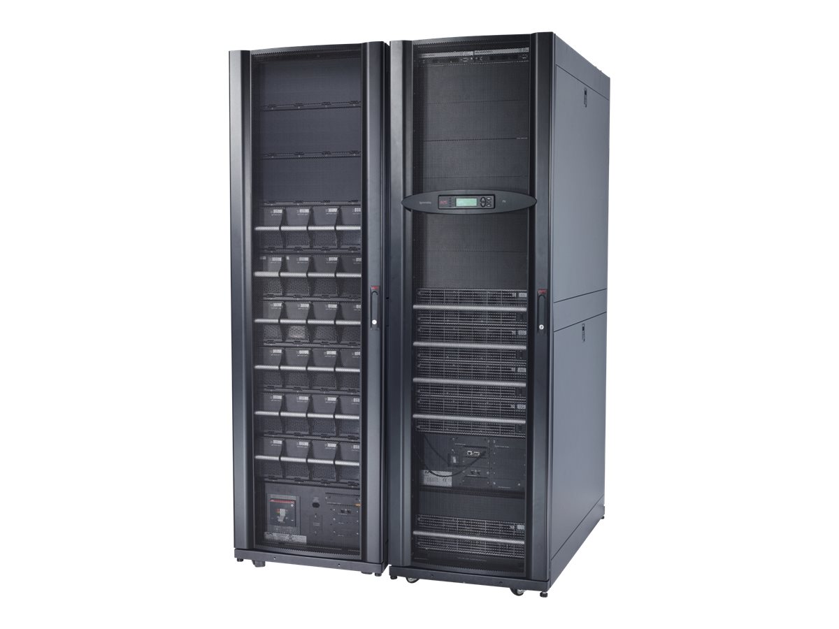 APC Symmetra PX 64kW Scalable to 160kW Power array AC 400V 64 kW 64000VA, 3-phase output connectors, 1 42U BK