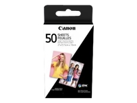 Canon ZINK ZP-2030-50 - Glossy - self-adhesive - 2 in x 3 in 50 sheet(s) photo paper - for Canon IVY, IVY 2, Zoemini; iNSPiC [P] PV-123; ivy CLIQ, CLIQ+, CLIQ+2, CLIQ2; Zoemini C, S