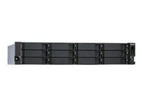 QNAP TL-R1200S-RP - Hard drive array - 12 bays (SATA-600) - SATA 6Gb/s (external) - rack-mountable - 2U