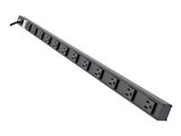 Tripp Lite 12 Outlet Power Strip 5-15R 15' Cord Vertical 5-15P 36