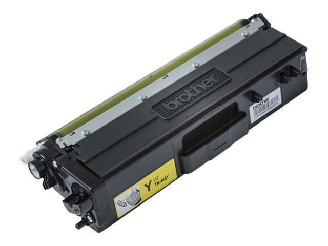 Brother TN446Y Super High Yield yellow original toner Product shot Left-angle 79300
