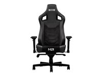 Next Level Racing ELITE SERIES Leather & Suede Edition Gamer Stol Sort