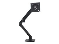 Ergotron MXV Desk Monitor Arm mounting kit - adjustable arm - for LCD display - black - with under mount C-clamp