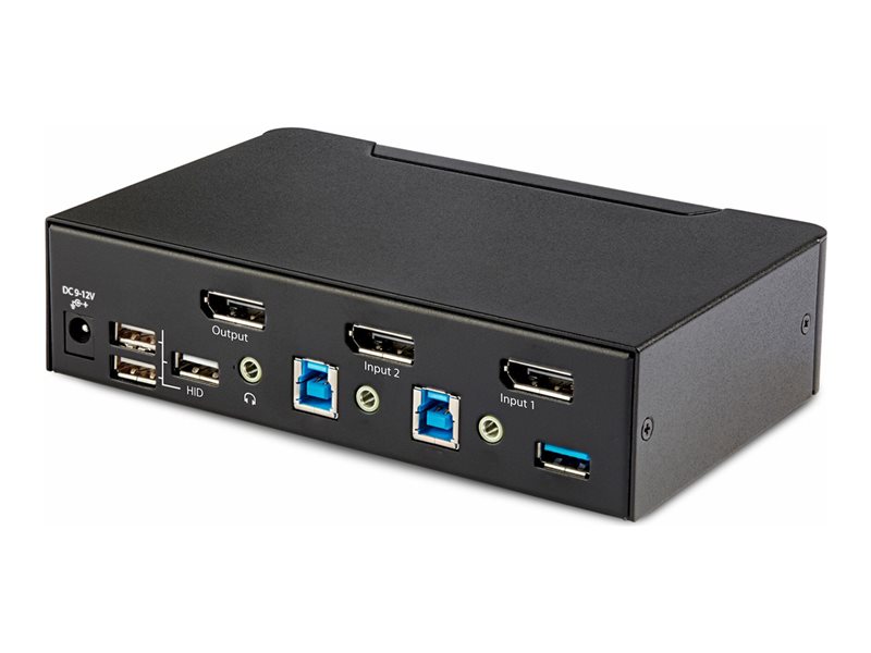 StarTech.com Switch KVM DisplayPort 2 Ports - 8K 60Hz