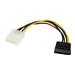 6IN 4 PIN MOLEX TO SATA POWER CABLE ADAPTER       