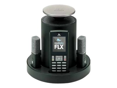 Revolabs FLX 2 VoIP conferencing system DECT 6.0 3-way call capability SIP,