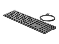 HP Desktop 320K Tastatur Pressestempel Kabling Svensk