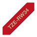 Ruban TZER tissus Or sur Bordeaux 12mm (4m)
