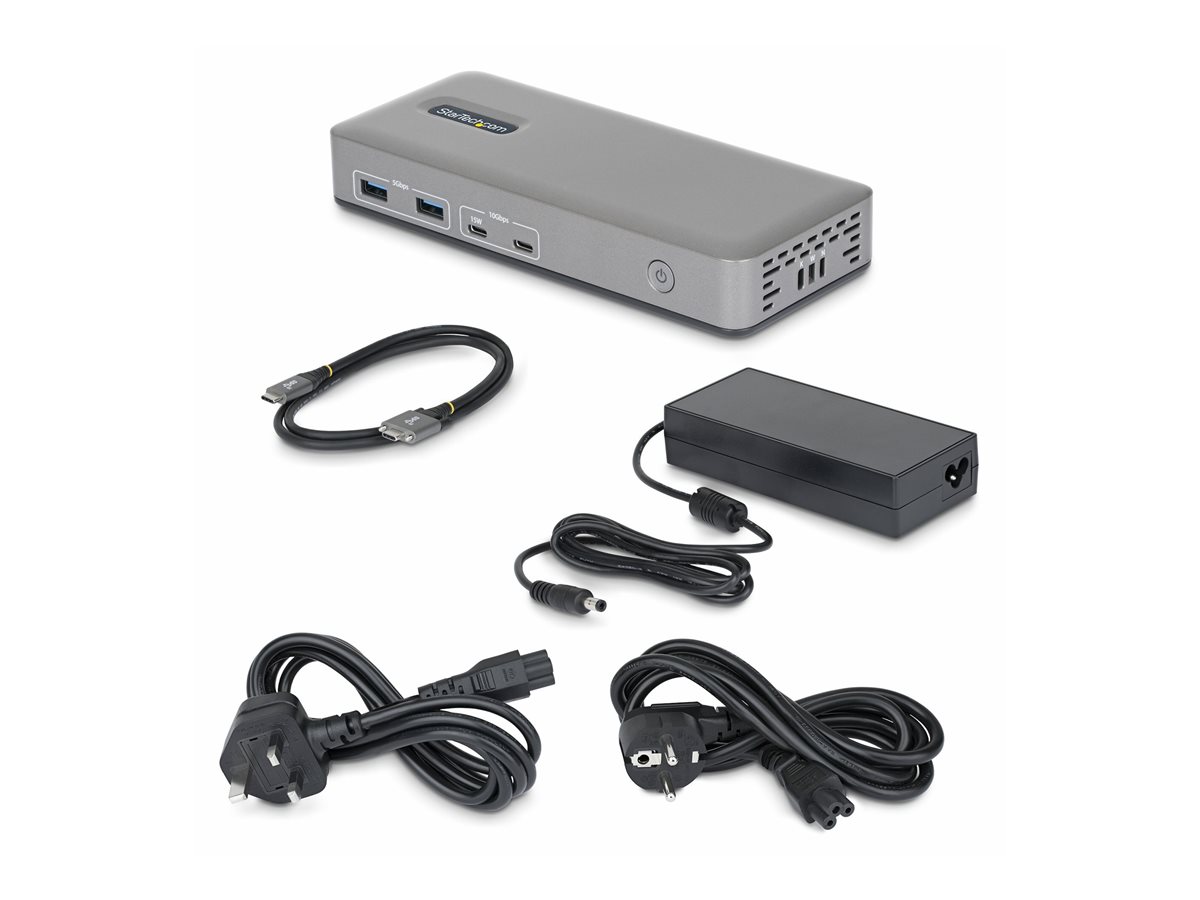 USB-C Dock 2x HDMI 4K60 1GbE 100W PD – foto 2