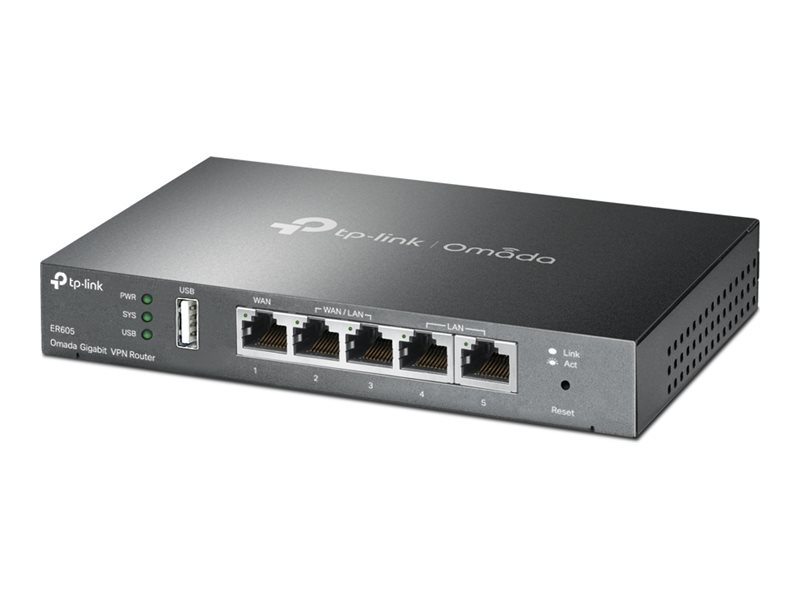 TP-Link Omada ER605 V2.6 router Package view Left-angle 77500