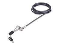 StarTech.com Universal Laptop Lock 6.6ft (2m), Security Cable For Notebook Compatible With Noble Wedge/Nano/K-Slot; Keyless Combination Locking Cable - Anti-Theft Cut-Resistant Steel Cable (UNIVC4D-LAPTOP-LOCK) Sikkerhedskabelslås