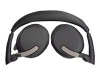 Evolve2 | - on-ear UC - Bluetooth - 65 - Stereo active Optimised eShop Headset for wireless for with business Atea - USB-C cancelling Flex UC - Jabra black pad - - wireless - (26699-989-889) charging noise