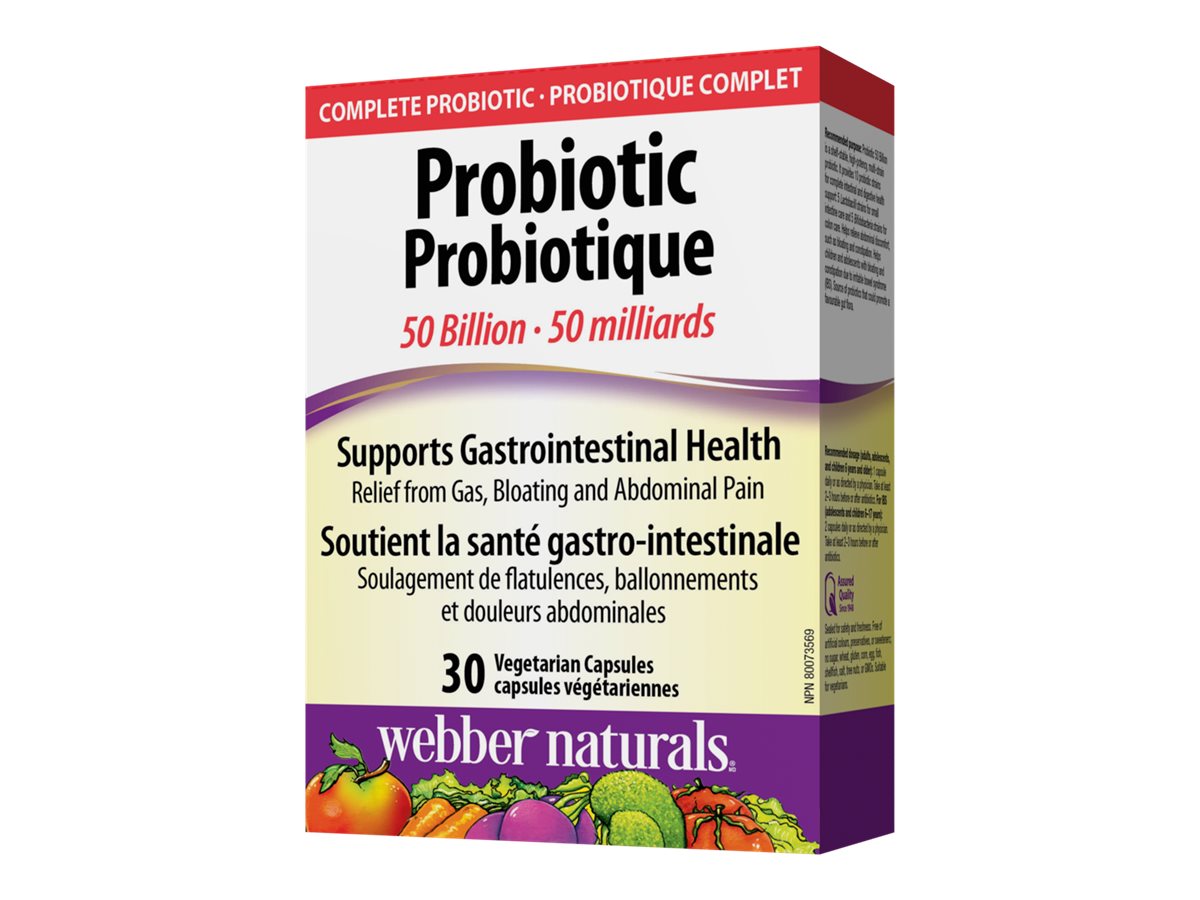 Webber Naturals Probiotic 50 Billion - 30s