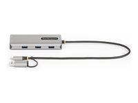 StarTech.com USB-C Multiport Adapter w/Attached USB-C to USB-A Dongle, Dual HDMI (4K30Hz/1080p60Hz), 3x USB-A, Mini Laptop Docking Station, Travel Dock, 1.3ft/40cm Cable - Dual Display M1/M2 MacBook/Windows/Chrome (167B-USBC-MULTIPORT) Dockingstation