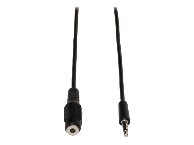 Tripp Lite 6ft Mini Stereo Audio Extension Cable Shielded 3.5mm M/F 6'
