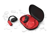 Philips TAA6709BK Trådløs Ægte trådløse øretelefoner Sort Rød