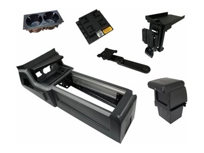 Havis VSX - Mounting kit (console box, cup holder, 8-position fuse block, arm rest, heavy duty mount, swivel arm)
