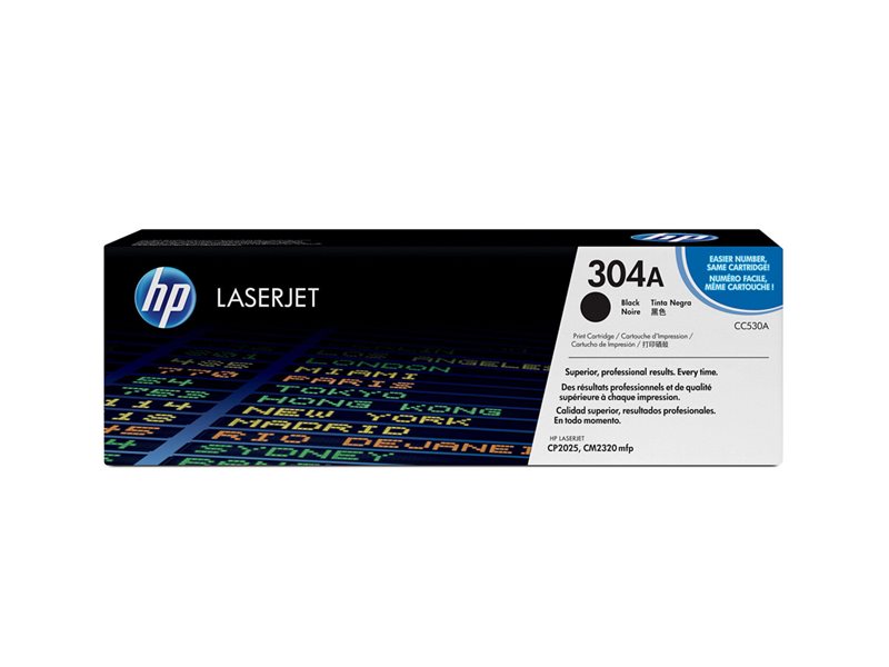 HP COLOR LASERJET CC530A BLACK