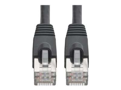 Eaton Tripp Lite Series Cat6a 10G Snagless Shielded STP Ethernet Cable (RJ45 M/M), PoE, Black, 30 ft. (9.14 m)