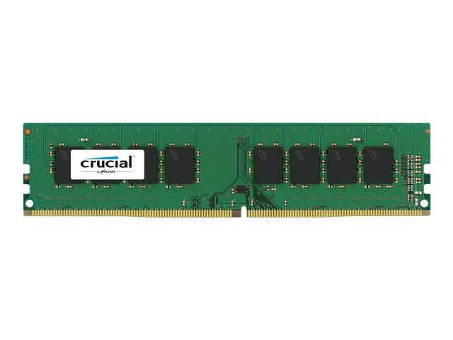 Image of Crucial - DDR4 - module - 4 GB - DIMM 288-pin - 2400 MHz / PC4-19200 - unbuffered
