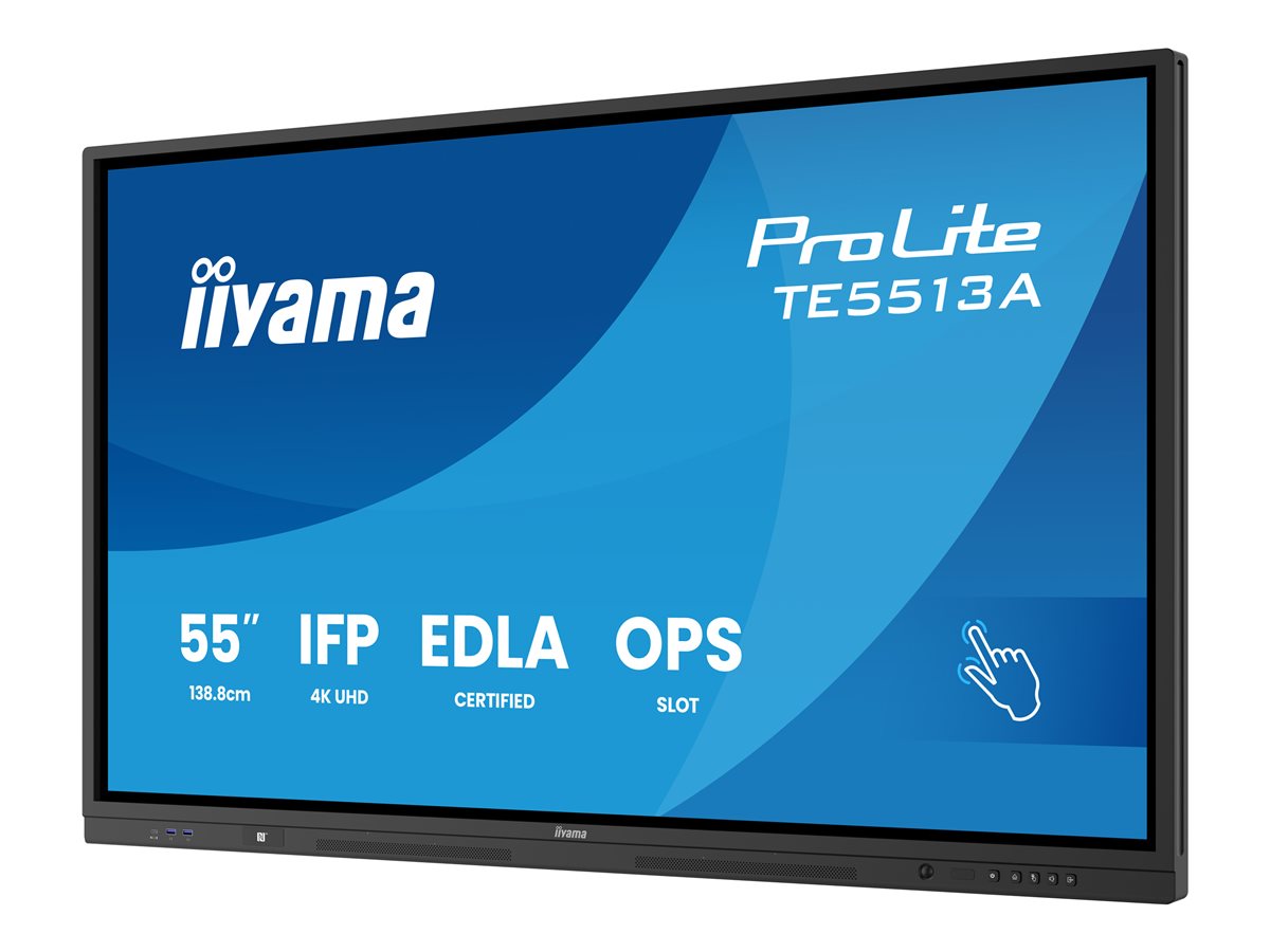 iiyama ProLite 55" Třída (54.6" zobrazitelný) displej LCD s LED podsvícením - 4K - pro digital signage / interaktivní komunikace – foto 2