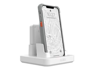 UAG Workflow Healthcare Charging Cradle for 1 Case + 1 Battery White