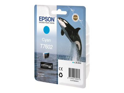 EPSON Tinte T7602 Cyan, EPSON C13T76024010  (BILD2)