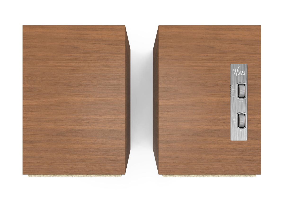 Klipsch The Nines Bluetooth Speakers - Walnut - THENINESW