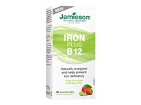 Jamieson Iron Plus B12 - Tropical Mango Lime - 45 Chewable Tablets