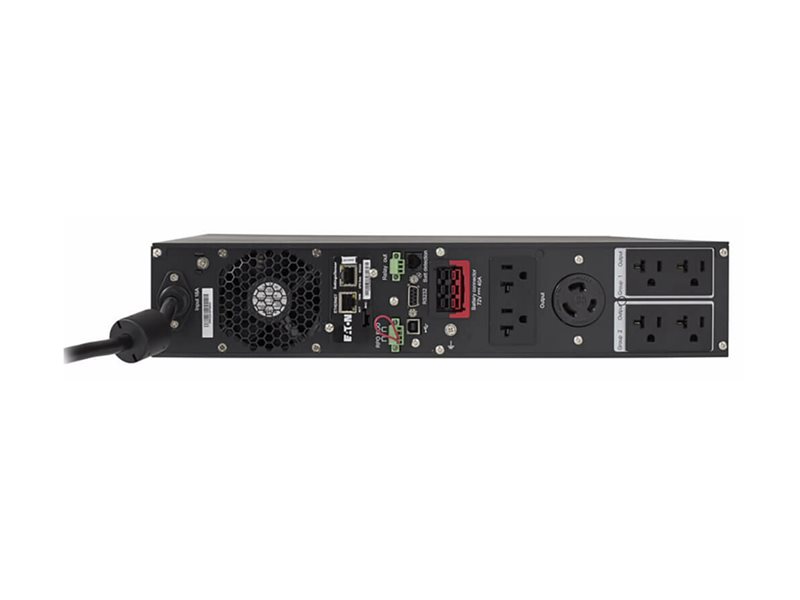 Eaton 9PX 2000VA 1800W 120V Online Double-Conversion UPS, 5-20P, 6x 5-20R, 1 L5-20R Outlets, Cybersecure Network Card Option, Extended Run, 2U Rack/Tower Battery Backup