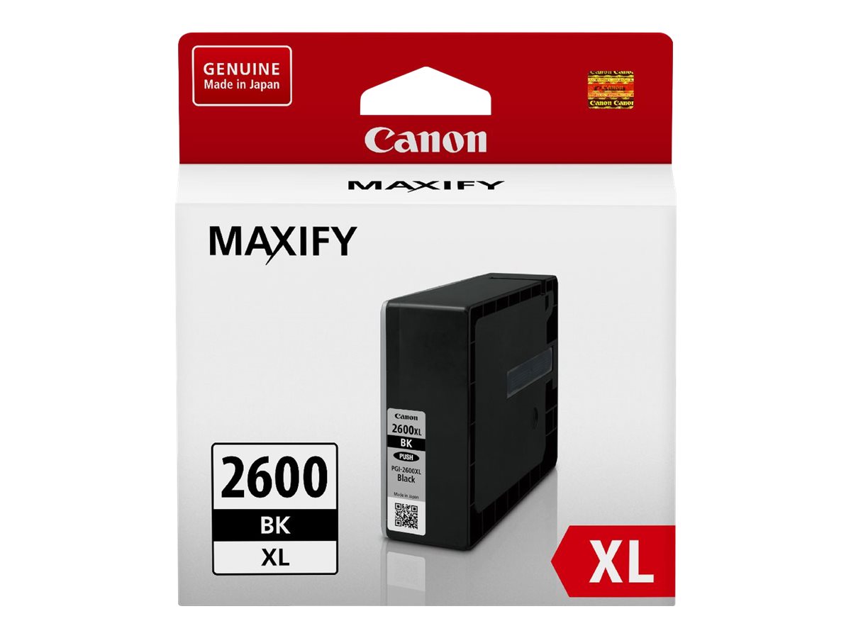 Canon PGI-2600XL BK High Yield black original ink Package view Front 79825