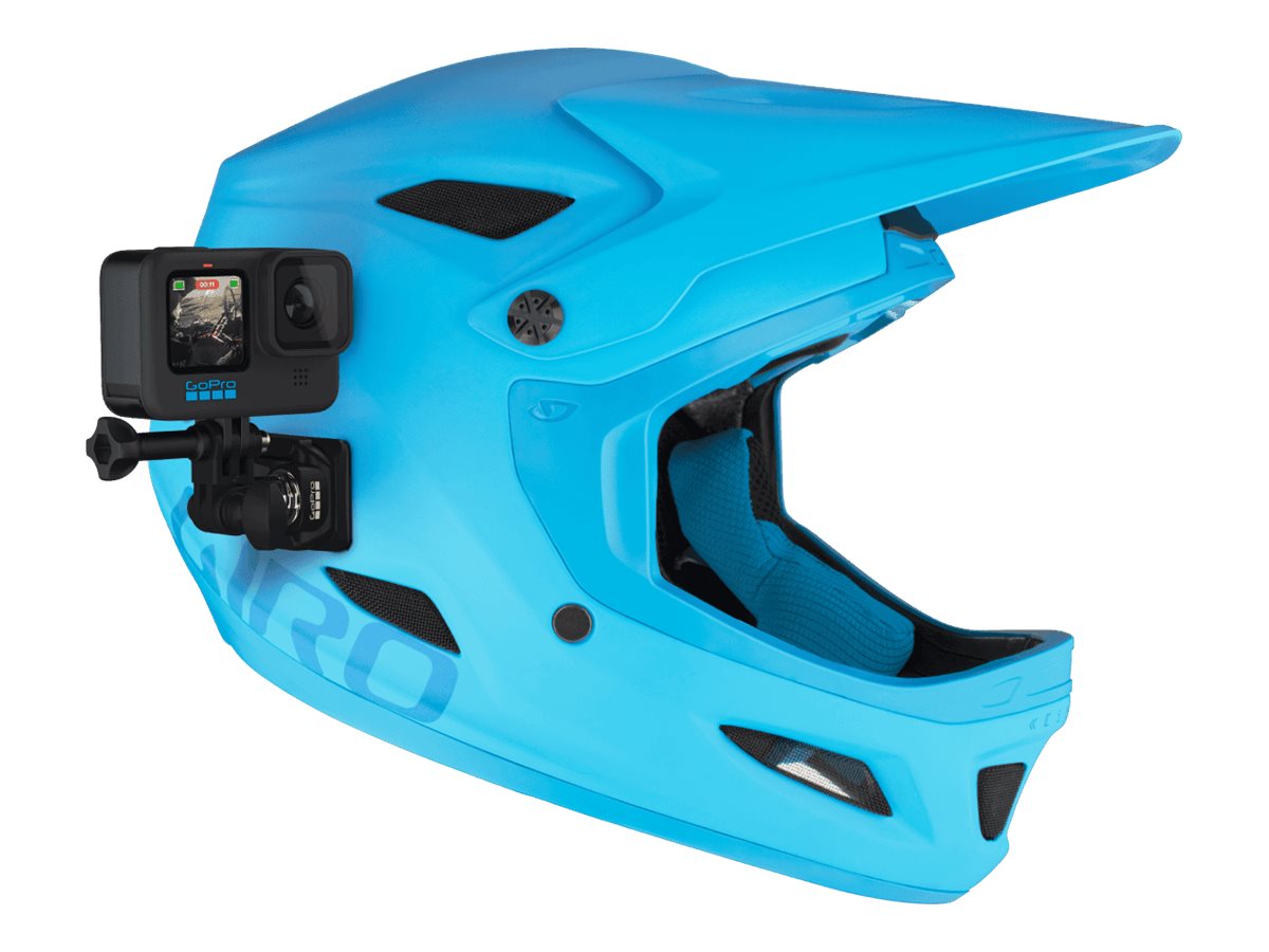 GoPro Helmet Front + Side Mount camcorder mounting Product shot with extra item(s) Left-angle 78679