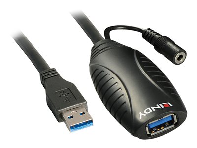 LINDY USB 3.0 Aktiv-Verlaengerung 15m - 43099