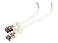 Cablexpert CAT 6 Kabel med folie og kobberfletning (FTP) 2m Patchkabel Hvid