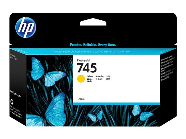 HP 745 - yellow - original - DesignJet - ink cartridge