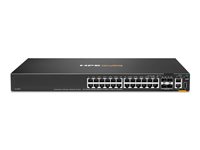 HPE Aruba Networking CX 6200F 24G 4SFP+ TAA Switch Switch Max. Stacking Distance 10 kms L3 