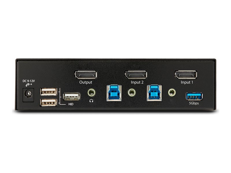 StarTech.com Switch KVM DisplayPort 2 Ports - 8K 60Hz
