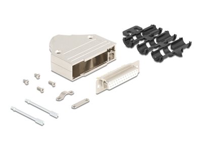 DELOCK Steckergehäuse Sub-D 25Pin aus Metall Buchse Zubehör