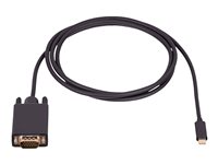 Akyga Adapter 24 pin USB-C han -> 15-pin D-Sub (DB-15) han 1.8 m Sort