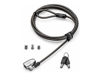 Kensington ClickSafe 2.0 Universal Keyed Laptop Lock - security cable lock - single keyed