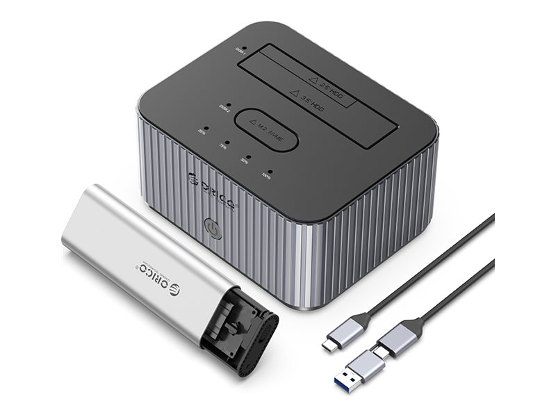 ORICO ORICO-IT28E-C HDD / SSD docking station M.2 NVMe Card / SATA USB-C 3.2 (Gen Product shot Multi-angle 78650