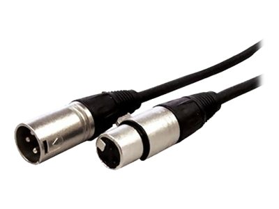 Comprehensive Standard Microphone cable XLR3 male to XLR3 female 7.62 m shielded 
