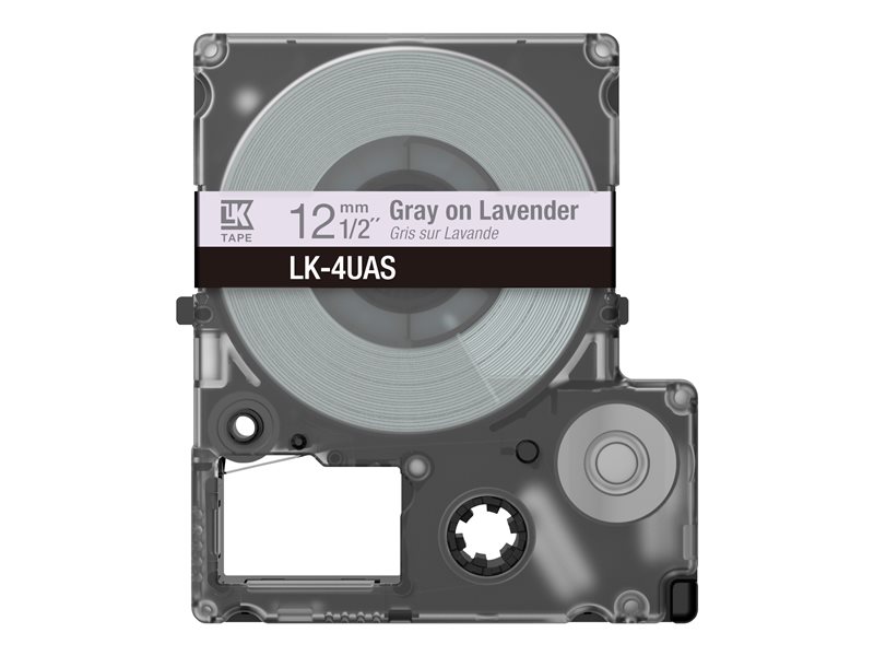 EPSON Colour Tape Lavender/Grey 12mm 8m