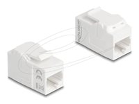 DeLOCK CAT 6a Ikke afskærmet parsnoet (UTP) Netværkskobling Hvid