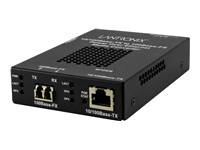 Lantronix SPOEB Series - Convertisseur de média à fibre optique - 100Mb LAN - plus de CAT 5 