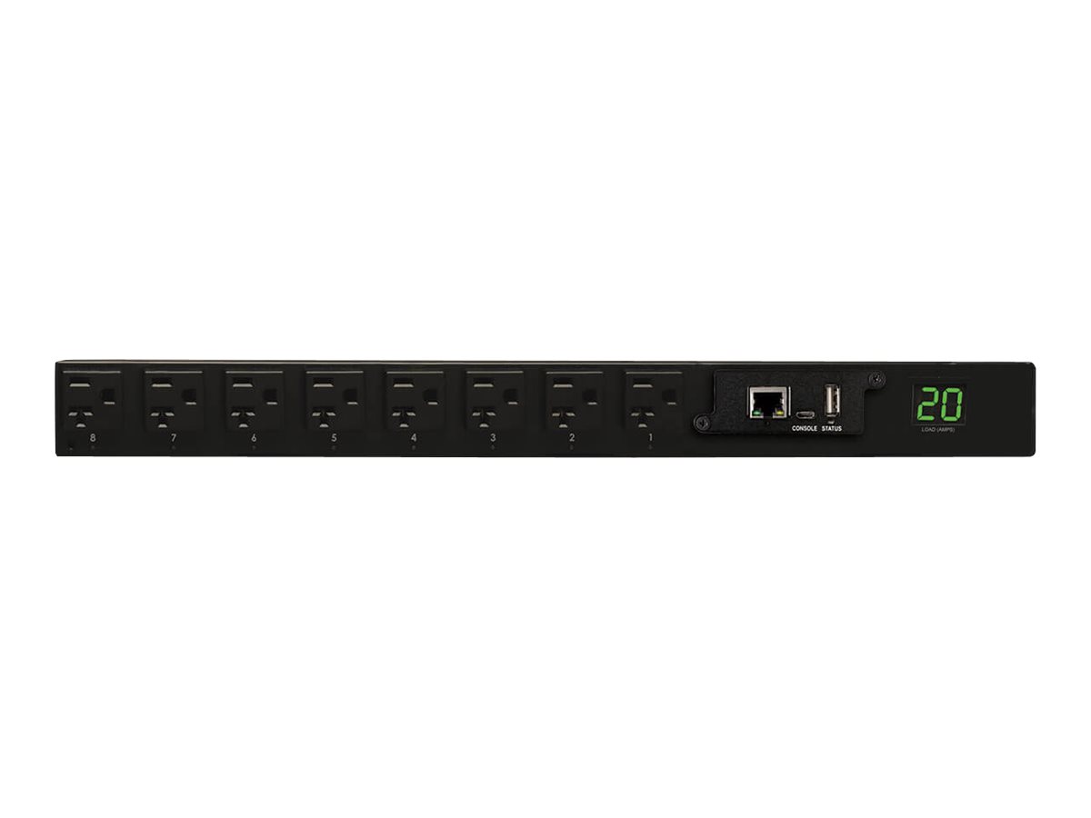 Tripp Lite PDU Switched 120V 1.9kW 20A 5-15/20R 16 Outlet Horizontal 1URM