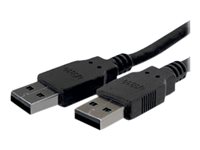 Comprehensive USB cable USB Type A (M) to USB Type A (M) USB 3.0 30 V 15 ft molded  image